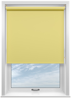 Trinity (Blackout), Daffodil Yellow - Roller Blind